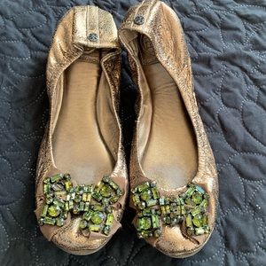 Embellished TORY BURCH flats